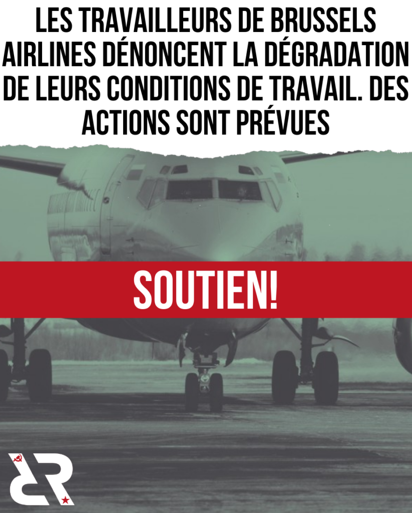 Soutien aux travailleurs de Brussels Airlines