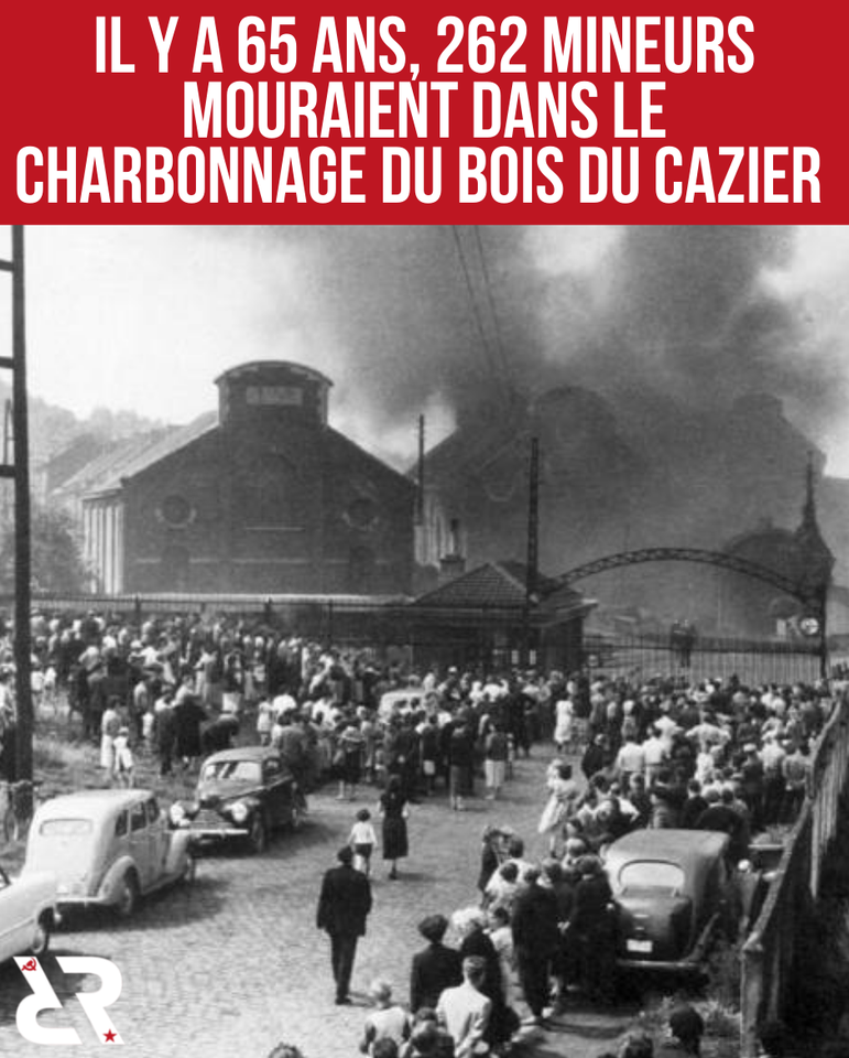 Il y a 65 ans, 262 mineurs mouraient dans le charbonnage du bois du cazier