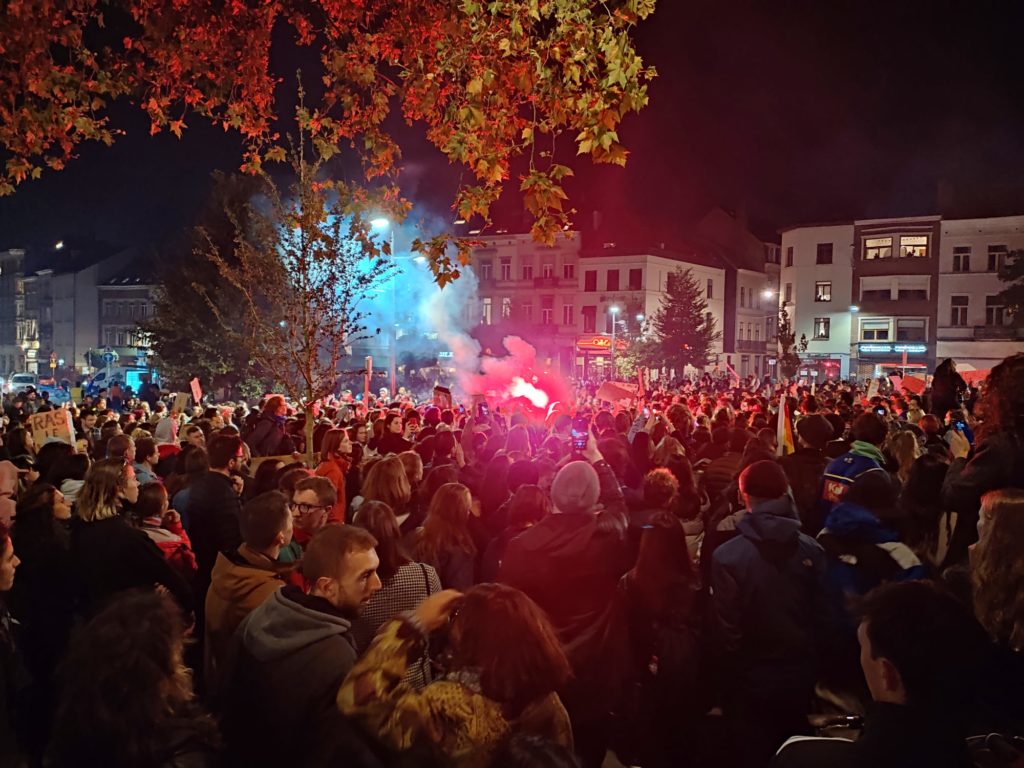 Manifestation face aux violences sexuelles à Bruxelles