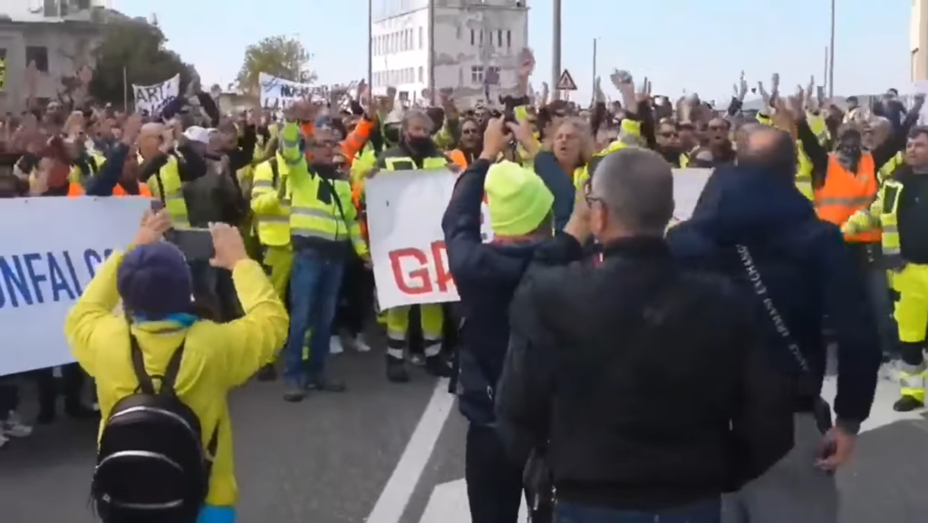 Grèves en Italie face au pass sanitaire