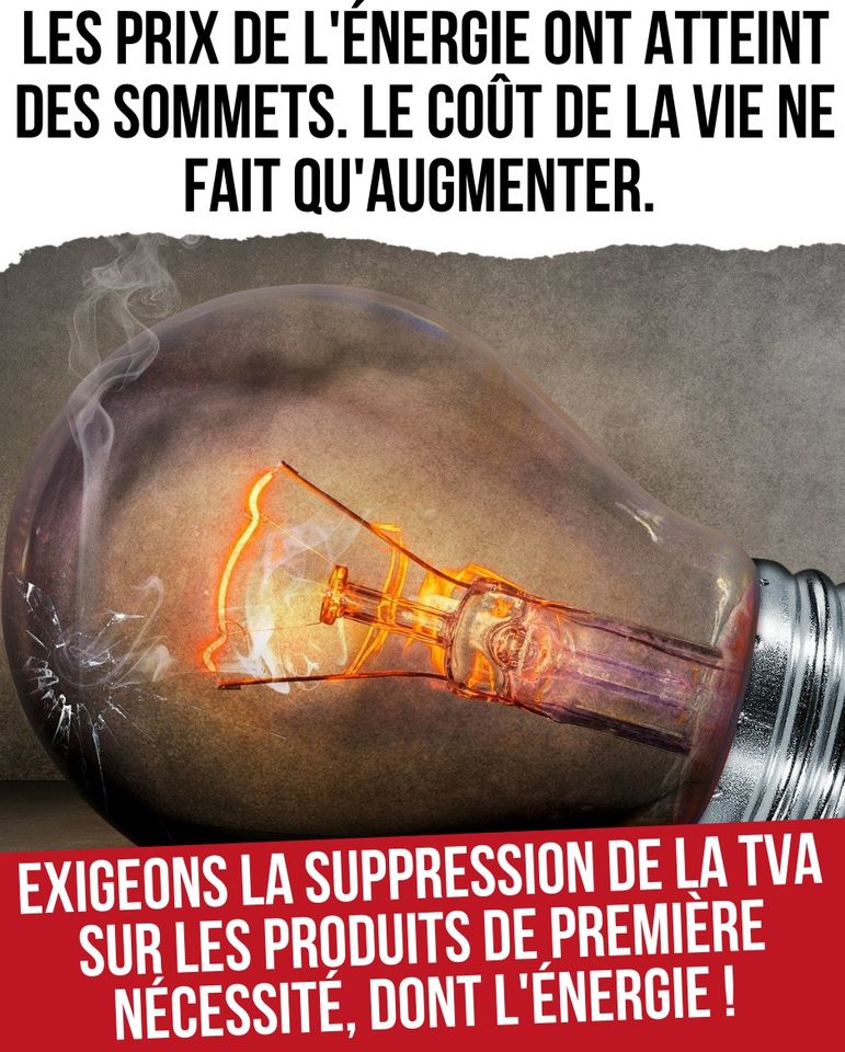 Les prix de l'énergie ont atteint des sommets. Le coût de la vie ne fait qu'augmenter.