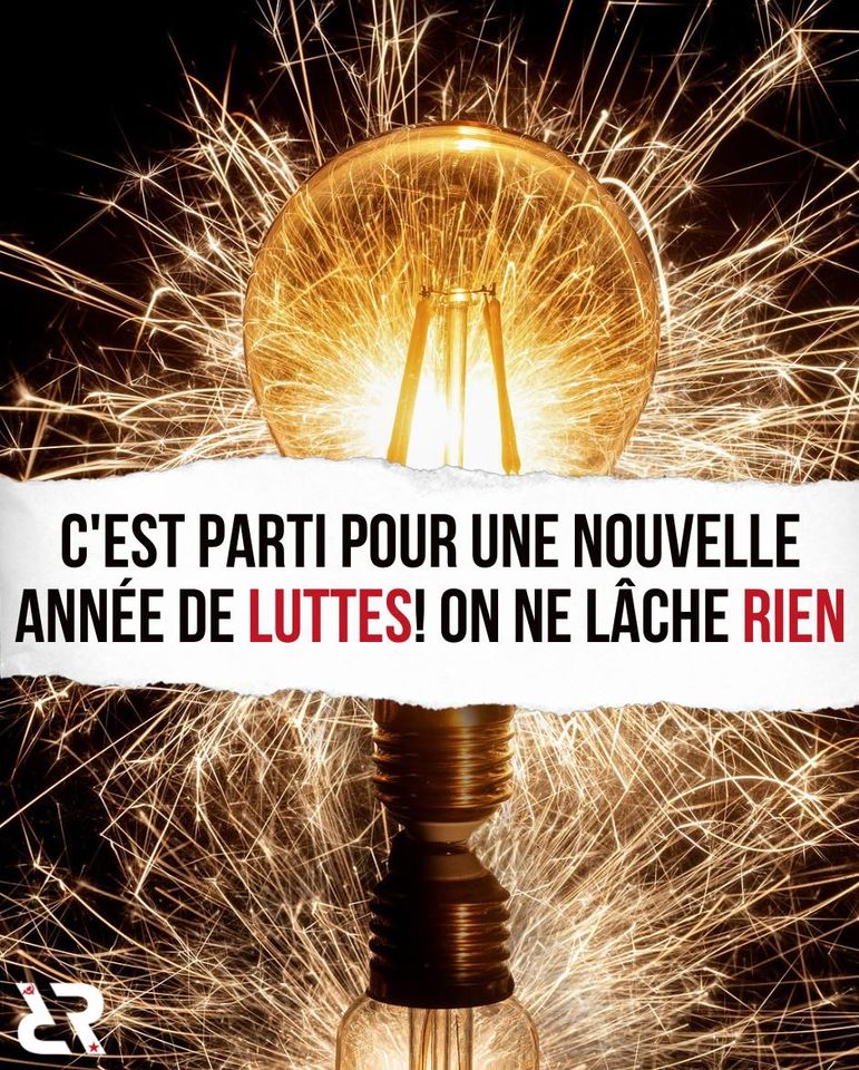 C'est parti pour une nouvelle année de luttes ! On ne lache rien !